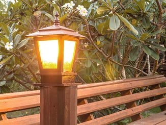 Solar Post Light