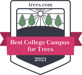 Best college campus for trees badge
