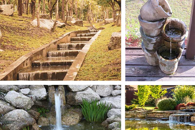 Garden waterfall ideas