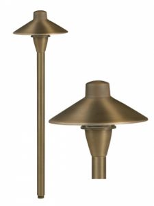 Alcon Lighting 9082 Peyton Solid Brass Low Voltage LED Architectural Landscape Path Light Fixture