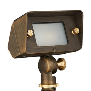 Gentle Splash Cast Brass Flood Light & Wall Wash