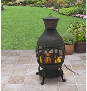 Better Homes & Gardens Antique Bronze Cast Iron Chiminea