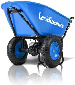 Landworks Wheelbarrow Utility Cart Electric Powered