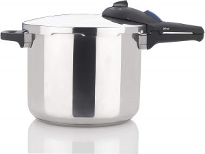 Buffalo Pressure Cooker 21 Qt Stainless Steel - Large Canning Pot with Lid  for Home, Commercial Use - Easy to Clean Any Stove Top Pressure Canner, Can