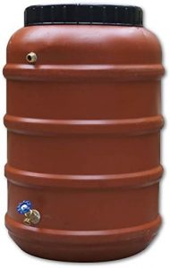 Mirainbarrel Rain Barrel, DIY Kit, Used Food Grade Barrel, Upcyclzed, 58