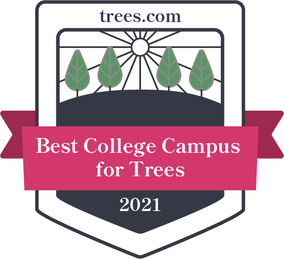 Best college campus for trees badge