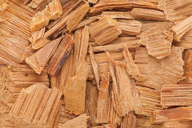 Cedar Mulch is made from cedar trees
