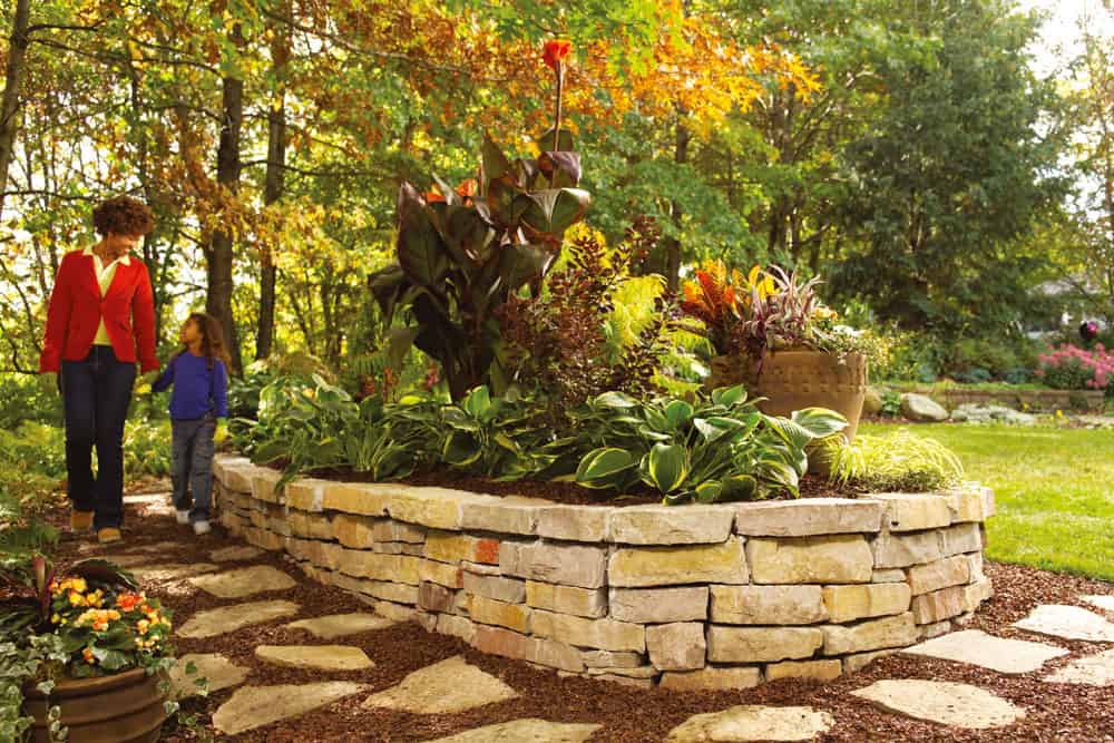 Dry-Stone Raised Bed