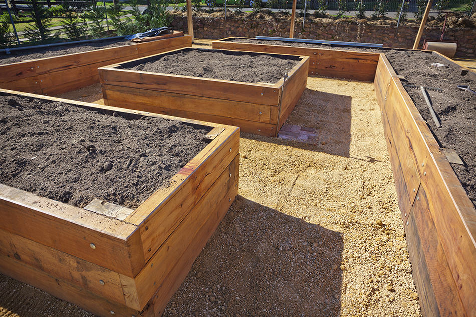 Installing a raised bed