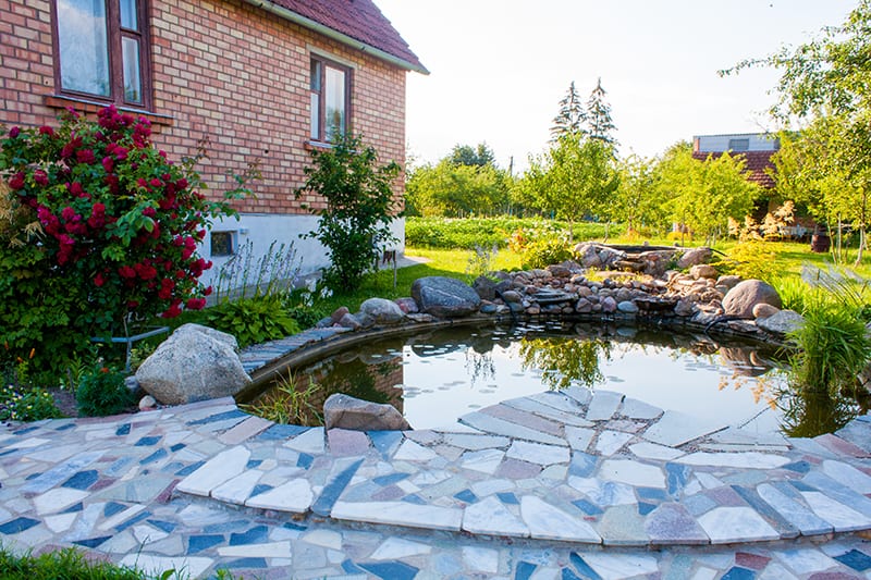 Mosaic Patio Pond