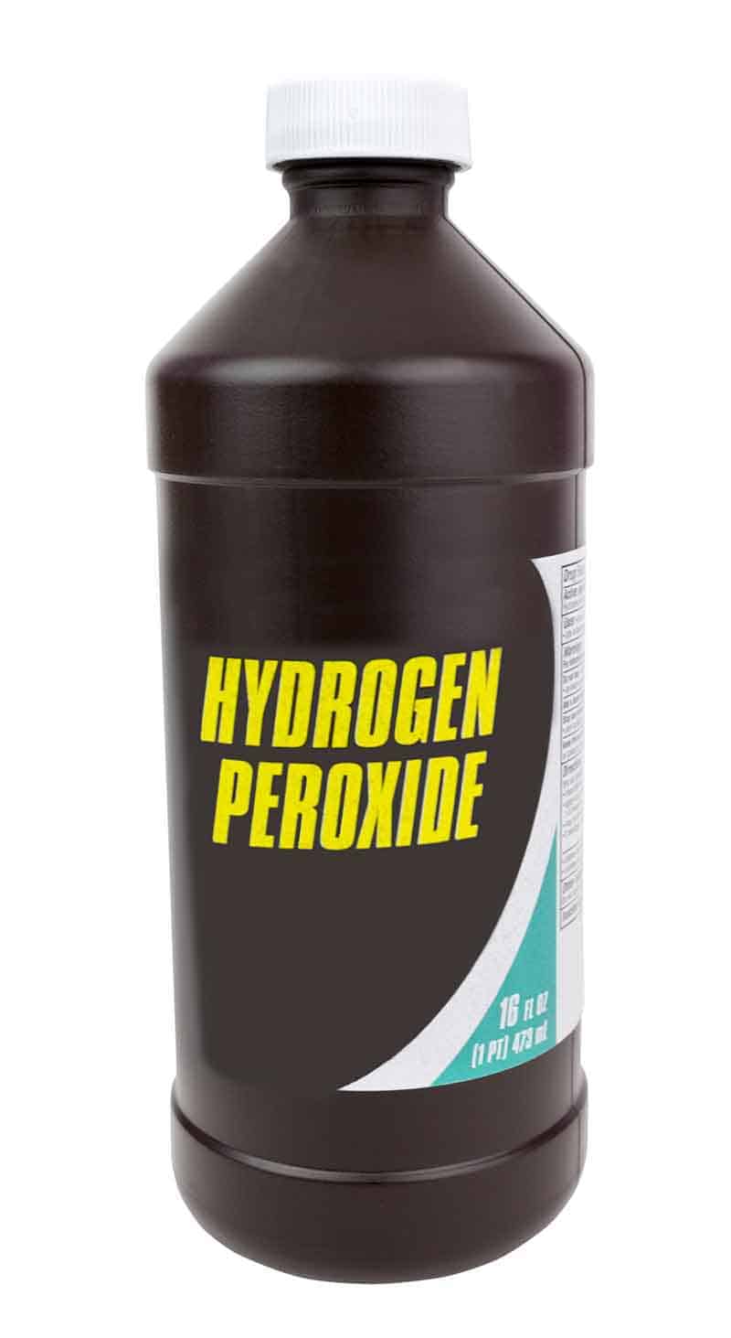 Bottle of hydrogen peroxide