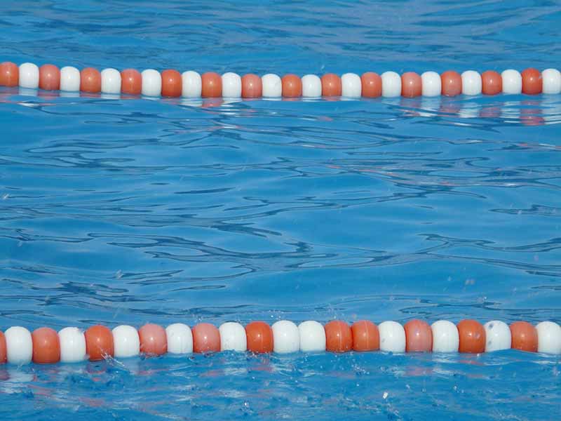 Chlorine in swimming pool