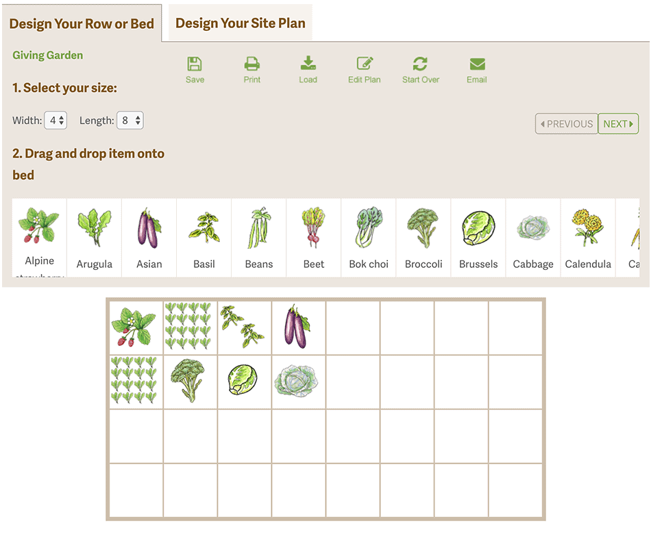Gardeners Supply Company- Kitchen Garden Planner