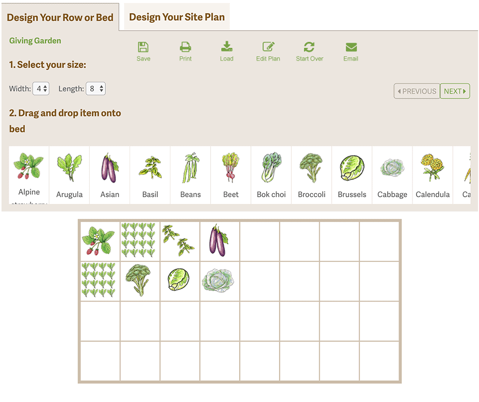 kitchen gardeners international garden planner