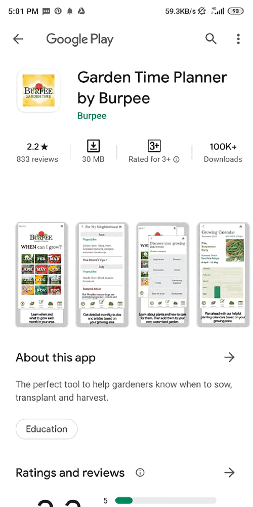 free garden planner app