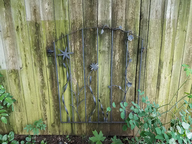 Artistic Welded Metal Trellis