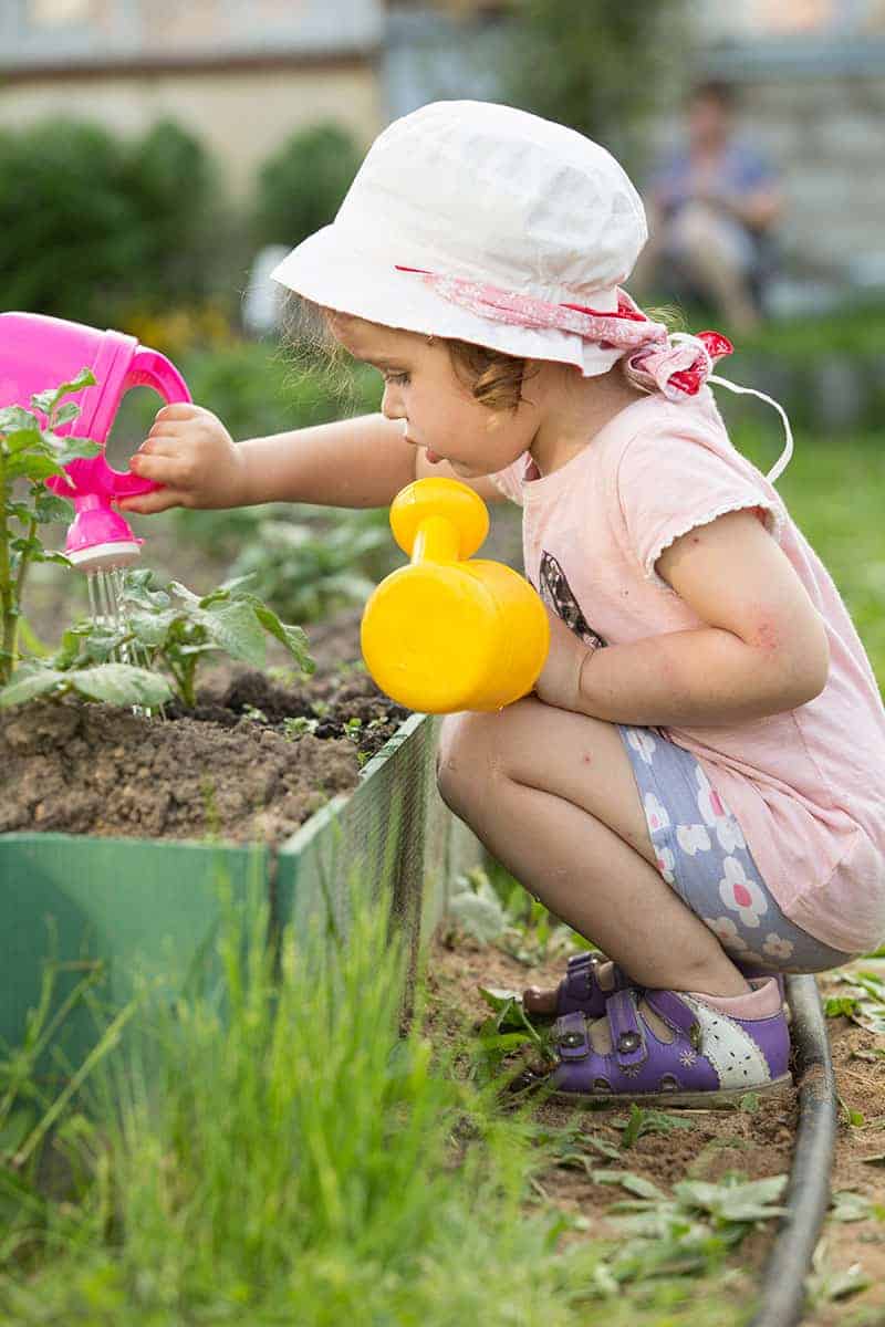 Gardening with kids