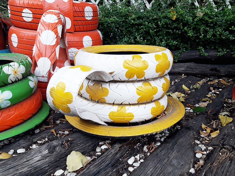 Coffee Cup Planters