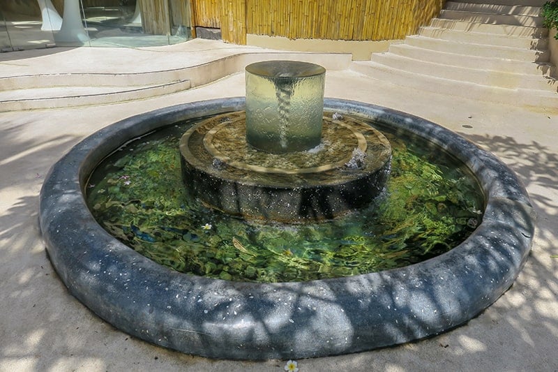 Tire Fountain Feature