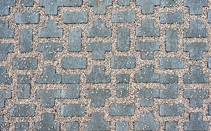 Irregular Brick Patterned Path Irregular Brick Patterned Path